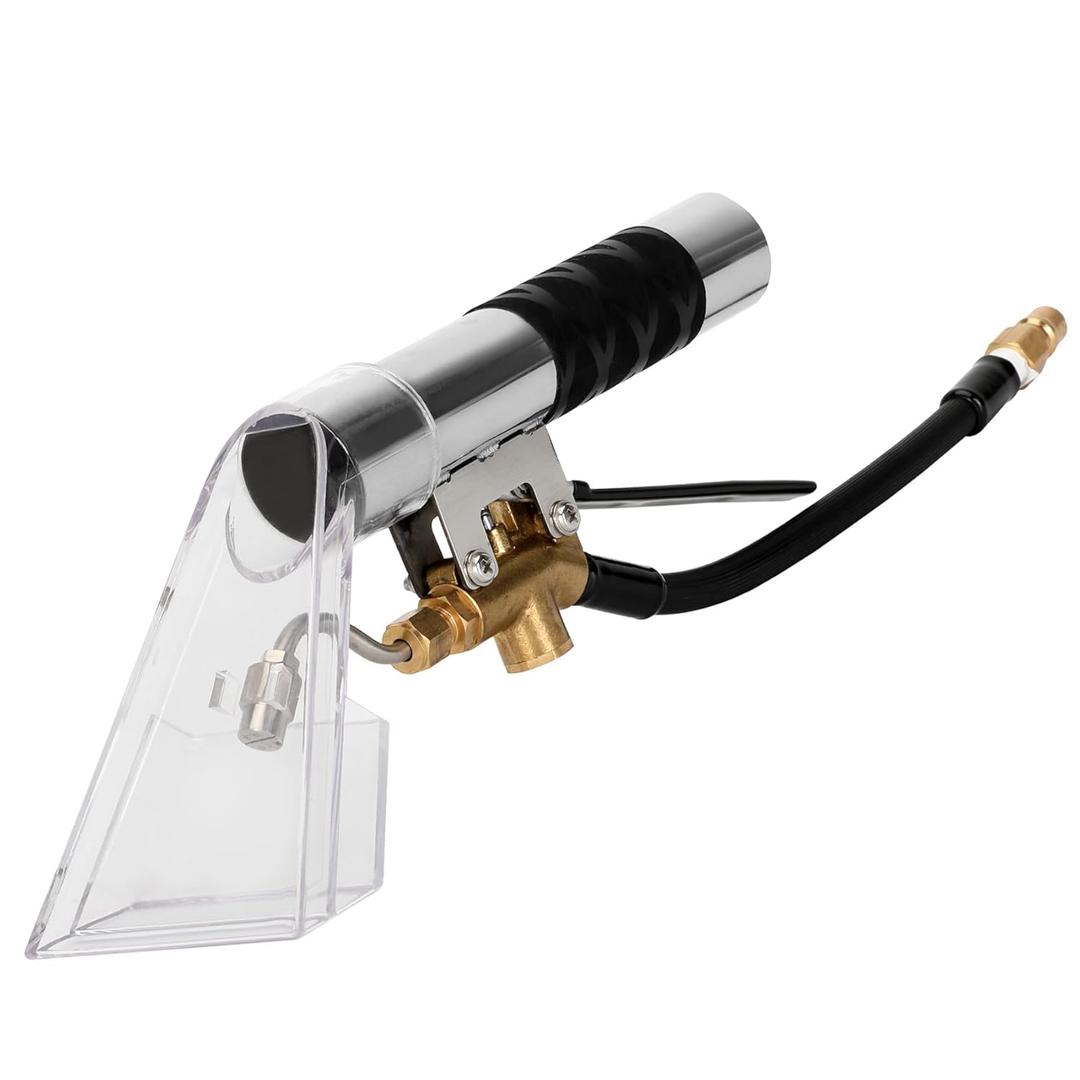 Extractors Upholstery and Auto Detailing Tool Hand Wand, Extractor Hand Tool with Clear Head for Mytee/ShopVac and Most Portable Carpet Attachments, Vacuum Hose Kits