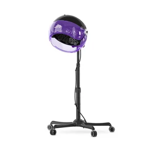 TASALON Ionic Hooded Hair Dryer - 1875W Bonnet Dryer with 3 Temperature Settings - Portable Standing Dryer for Home and Salon