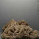 Cozy Bliss Faux Fur Throw Blanket for Couch, Fuzzy Soft Plush Thick Bubble Blanket for Sofa Bedroom Living Room, 50 * 60 Inches Beige