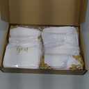 Roowest 100 Pcs Thank You Satin Gift Bags with Drawstring Large Jewelry Candy Gifts Bags for Wedding Bridal Shower Gift Wrap Birthday Party Favors,4 x 6 Inches(White)