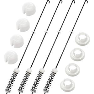 NTW4516FW2 NTW4516FW3 NTW4516FW1 NTW4605EW0 Washer Suspension Rod kit for A.mana Whirl.pool WTW4800BQ1 WTW4816FW2 WTW4816FW2 Models W10780045 Suspension Rods by TOMOON