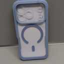 Diaclara Magnetic Designed for iPhone 17 Pro Case 6.3 Inch Full Body Bumper,[Compatible with MagSafe] Military Drop Proof Cover with Built-in Touch Sensitive Anti-Scratch Screen Protector, Blue