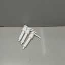 5 Gallon Pump Dispenser - Pump for 5 Gallon Bucket, Jug, Bottle, Large Container - Great for Shampoo & Conditioner, Laundry Detergent, Snow Cone Syrup, Bleach Liquid, Oil & More (Pack of 3) (White)