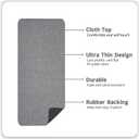 Bosap Bath Mat,Ultra Thin Bathroom Runner Rugs,Large Bath Mats for Bathroom,Quick Dry,Non-Slip,Machine Washable,Low Pile,Bath Rug,Shower Outside,Sink,Home Decor Accessories.Grey,1'5"x4'11"17x59inch
