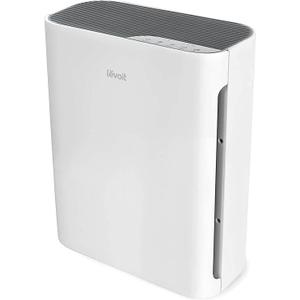Levoit Air Purifier for Home Bedroom, Quiet Clean with Washable Pre-Filter for Dander, Smoke, Dust, Pollen, AHAM VERIFIED, Odor Eliminators for Medium Sized Rooms, Pet Hair Remover, Vital 100, White