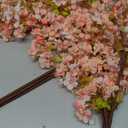 39.3 Inch Pink Cherry Blossom Branches Fake Cherry Blossom Bouquets Long 3pcs Branches Flowers Stems Silk Tall Japanese Fake Flower Arrangements for Home Wedding Party Decoration