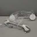 LEVERLOC 2 Pack Shower Grab Bars for Bathtubs and Showers, Easy to Install Suction Shower Handles for Bathroom Removable Handrails for Seniors Elderly Heavy Duty Safety Grip Waterproof Drill Free Gray (16.8 2 Set)