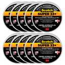 Scotch 3M Super 33+ Vinyl Electrical Tape.75-Inch by 66-Feet, 10-Pack