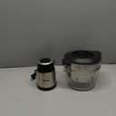 GANIZA Food Processors, Electric Food Chopper with Meat Grinder & Vegetable Chopper - 2 Bowls (8 Cup+8 Cup) with Powerful 450W Copper Motor - Includes 2 Sets of Bi-Level Blades for Fruits/Meat/Nuts (Black)