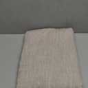 BFS HOME Linen Duvet Cover Queen Size - Soft Breathable Cotton Linen Blend, 3-Pieces Bedding Set with 2 Pillowcases, Stonewashed Texture, Khaki, All-Season Comfort