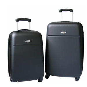Northpack Set 20IN & 24IN Hardside Spinner Luggage, Black