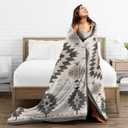 Western Blanket, Soft Plush Fleece Throw Blanket - Cozy Warm Blankets Western Bedding Stuff Gifts for Women Girls Kids Adults 40"X50"