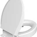 Elongated Toilet Seat Riser Raised 2.91inch with Soft Close