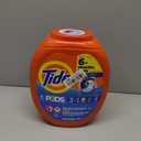 Tide PODS laundry detergent pacs, 3-in-1 Stain Remover, Odor Fighter, Color Protector, 112 Count, HE compatible, Original Scent