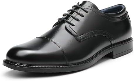 Bruno Marc Men's Dress Oxford Shoes Classic Lace Up Formal Cap Toe Shoes Size 11 Black