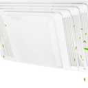 S97013662 Nutone Bathroom Exhaust Fan Cover, Bathroom Ventilation Fan Grille & Lens Compatible with Broan-Nutone Replacement for 655, 656, 657, 659, 695, HFL695, 696