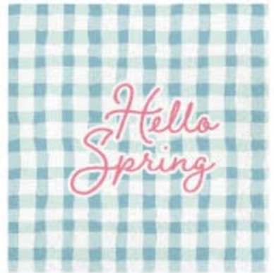 Hello Spring Dinner Napkins 5 Pack Of 16PCS 