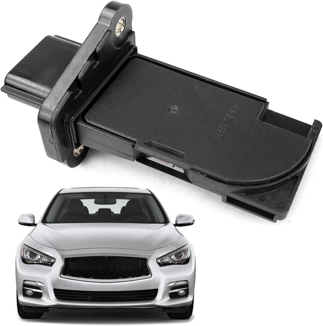 Mass Air Flow Sensor MAF for Nissan Altima 2.5L Sentra 1.8L l4 /Pathfinder 2.5L/Infiniti M35h Q50 Q70 3.5L V6 / QX60 2.5 L4 2012-2016 Replace 22680-1MG0A