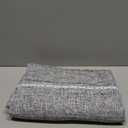 Horaldaily Grey Cotton Blend Tablecloth 6084 Inch Rectangular, Farmhouse Style, Wrinkle Resistant Washable Table Cloth, Hemstitched Embroidery Table Cover for Home