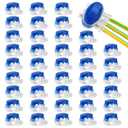 GWHOLE 3-Way Wire Connectors, 40Pcs Waterproof Electrical Wire Connectors Outdoor Wire Splice Connector for Lawn Mowers Electric Fences