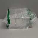 Acrylic Desk Organizer Book Organizer, Magazine File Holder, Vertical File Organizer Stand File Folder Holder, Mail Organizer Countertop Mail Sorter File Sorter, Clear Book Ends Book Holder