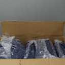 4 Pcs Indoor Outdoor Chaise Lounge Cushions Sponge Bench Outdoor Furniture Chaise Cushions Patio Chair Furniture Replacement (Dark Blue)