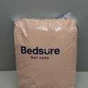 Bedsure Queen Comforter Set - Coral Pink Comforter, Boho Tufted Shabby Chic Bedding for Kids, 3 Pieces Vintage Farmhouse Bed Set for All Seasons, Fluffy Soft Bedding with 2 Pillow Shams