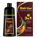 MEIDU Coffee Hair Dye Shampoo for Women - Instant Hair Color for Gray Hair - 100% Gray Coverage - Herbal Ingredients - 3 in 1 C-4 Coffee Hair Dye Shampoo - 500ml, EXP 01-02-2029