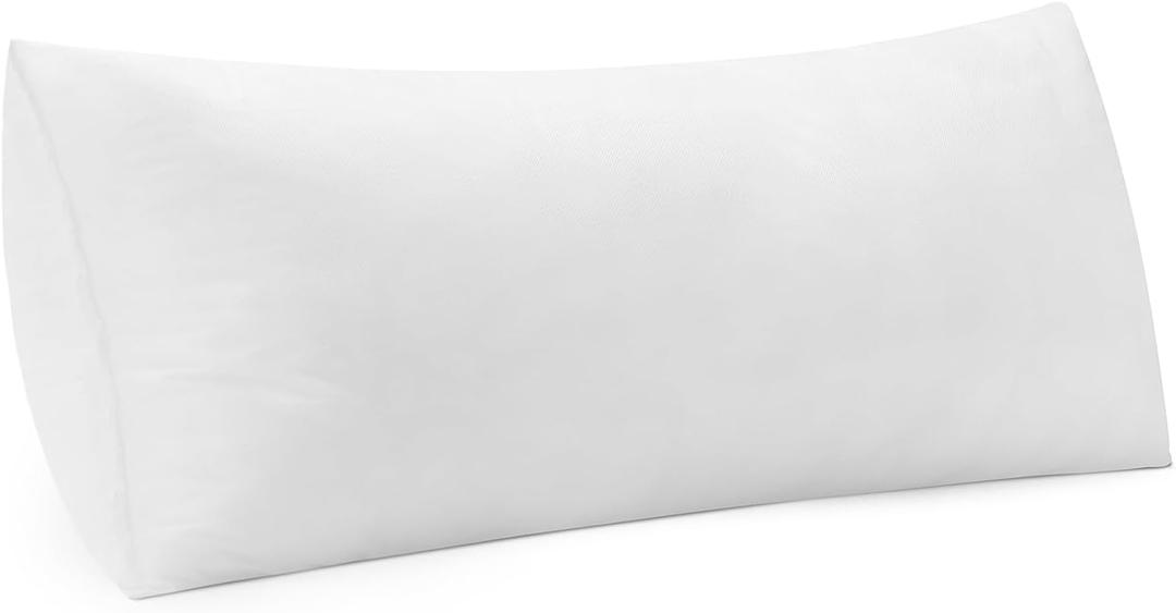 MIULEE 16x26 Inch Pillow Insert, Throw Pillow for Bed Sofa Couch Rectangle Decorative Lumbar Virgin Microfiber Stuffer