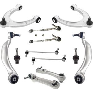 ALADICHE 12pcs Suspension Kit Front Upper and Lower Control Arm Compatible with BMW 528i 535d 535i 550i 640i (5 6 Series F06 F10 F12 F13)