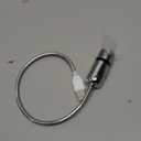 Anysecu USB Clock Fan with Real Time Clock LED Light - Cool Gadget (silver)