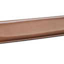 Meffort Inc Leather Keyboard Wrist Pad Ergonomic Anti Slip Wrist Rest Support for Office Gaming - Brown, 16 Inch