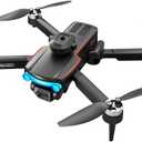 HOSHI K102 MAX Drone 2-Axis Gimbal 4K Camera with Obstacle Avoidance GPS 5G Wifi FPV EIS Professional Foldable Quadcopter Orange and Black Colors (Black)