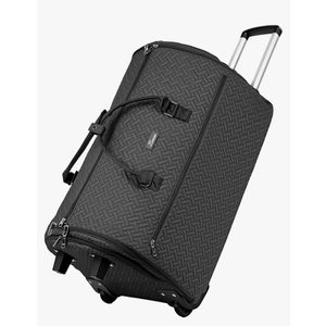 93L Carry on Garment Duffle Bag with Wheels, Folding Convertible Rolling Garment Bag for Travel with Shoes Compartment, Wheeled Waterproof Suit Bag Travel for Men Women