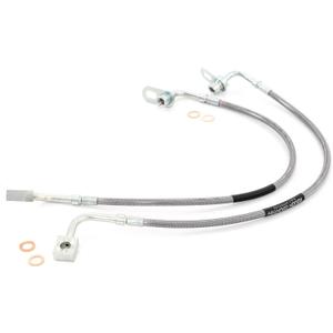 Rough Country Front Stainless Steel Brake Lines for Ram 1500 4WD (2019-2024)