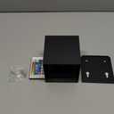 LED Wall Lights for Room Decor, 16 Colors RGB Wall Lamp, Battery Operated Wall Sconce 6000mAh, Rechargeable, Remote Control, Dimmable, Cordless Wall Light for Bedroom Living Room, Black (1PCS, RGB (Red, Green, Blue))