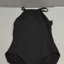 Dance Favourite Open Back Stretch Bodysuit for Women and Girls High Neck Criss Cross Ballet Gymnastics Yoga Size Large, Black 