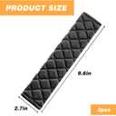 2 Pack Seat Belt Pad Covers, Soft Shoulder Strap Cushion with Hook & Loop Closure, Universal 9" Seatbelt Covers for Car, Truck & SUV, Comfort Protection for Neck & Shoulder,Style 1
