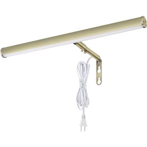 LED Picture Lights for Paintings Plug in, 14 Inch 4W Adjustable Art Light Gallery Wall Light for Display Art Work, Antique Brass Finish, CRI90+, 3000K Warm White, ETL Listed