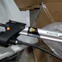 Topeak JoeBlow Sprint Bike Pump TwinHead High-Pressure Floor Pump for Road, MTB & Gravel Bikes, 160 Psi / 11 Bar Capacity, Satin Aluminum Barrel, Top-Mounted Gauge & Air Release Button
