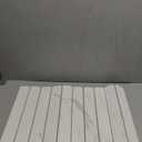 Stone Dish Drying Mat for Kitchen Counter, 24''15'' Dishes Drying Matt Kitchen Counter, Absorbent Diatomaceous Earth Bath Quick Dry Mats for Tableware, Bottles and Cup (White Marble)