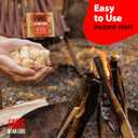70 pcs Fire Starter - Natural Fire Starters for Campfires, Fire Pit, Pizza Oven, Fireplace, Smoker, BBQ, Pellet Stove & Wood - Fire Starters for Grill, Charcoal Starter