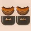 Aeki Lymphatic Contour Face Brush - Reduces Puffiness & Restores Definition, Aeki Lymphatic Face Brush, 100% Gentle & Soft on Skin | Naturally Sculpted Look,Aekii Facial Brush (2 Set)