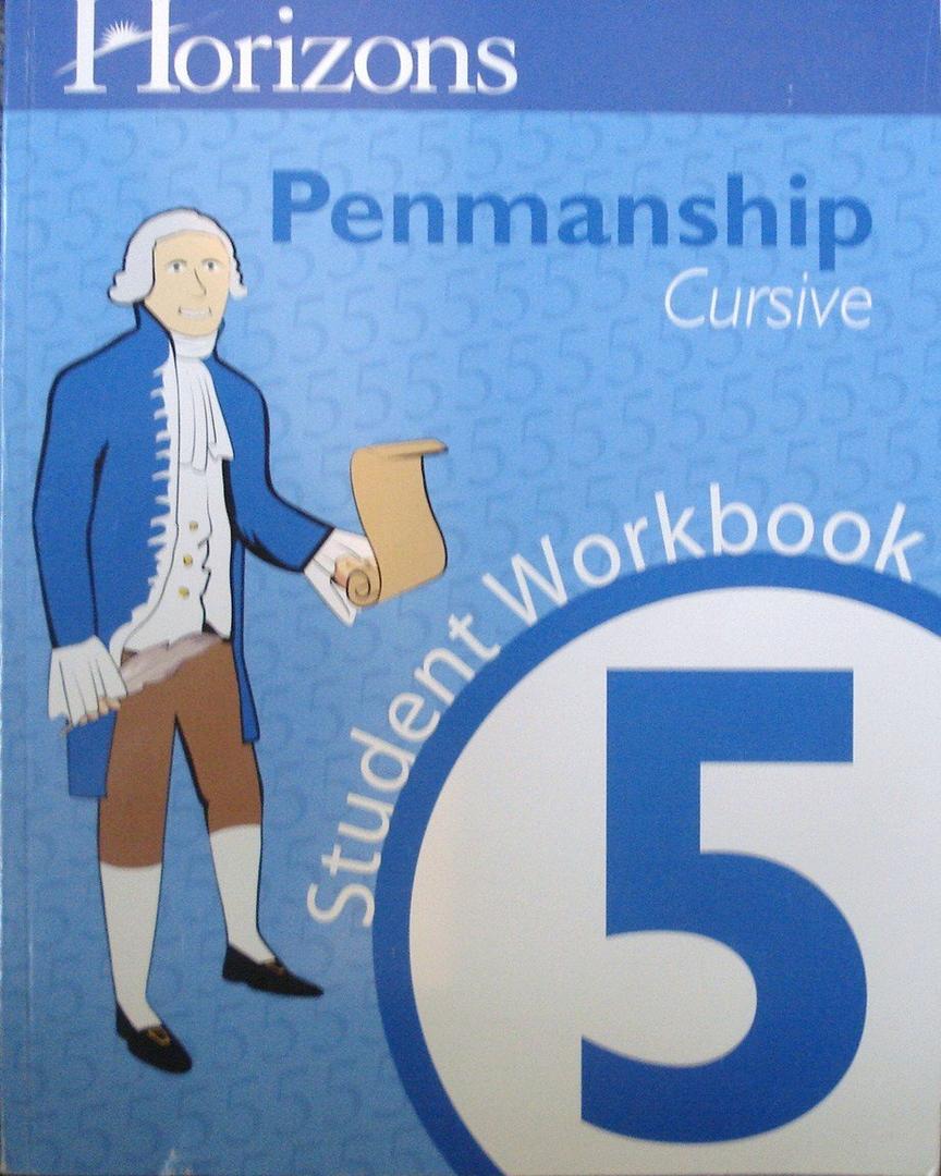 Horizons Penmanship 5 Cursive, Student Workbook