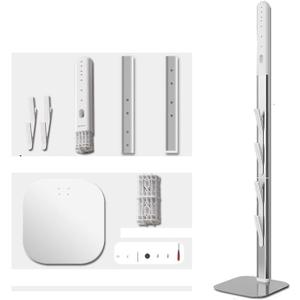 Vacuum Cleaner Stand Storage Bracket, Adjustable Height No Punching Rack  Accessories Holder, Compatible for Dyson V10, V11, V15, V12slim(S3-Carbon Steel Base)