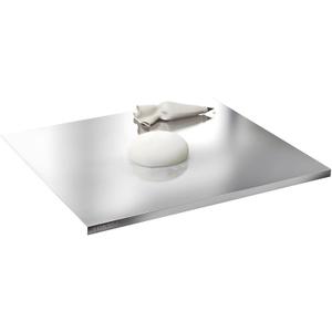 Stainless Steel Cutting Boards for Kitchen,304 Stainless Steel Chopping Boards with Lip and Non-slip silicone pad for Countertop Cutting Meats Fruits, Easy To Clean (19.6 * 19.6 * 0.06inch)