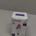 Lightinginside E12 Smart Light Bulbs 60W Equiv., Work with Alexa/Google Home/SmartLife, 500LM 6W RGBCW Candle Candelabra LED Light Bulbs, No Hub Required, 2.4G WiFi Bluetooth Bulb, ETL Listed, 4PCS (Multicolor)