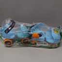 SULIFEEL Kids Adjustable Quad Roller Skates,Toddler Beginner Roller Skates for Girls and Boys Age 2-5 Years Old (Dinosaur Blue)