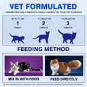 Probiotics for Cats Digestive Enzymes with Prebiotics for Gut Health, Constipation & Diarrhea Relief, Immune & Itch Support BB 06/06/2028 