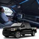 Zanch Windshield Sun Shade Umbrella: Custom Fit for F150 2020-2026 [Interior Protection, Up to 75 Cooler] Reflective Heat Shield, Sturdy Frame, No Sag, No Scratches, Foldable Front Sunshade Umbrella